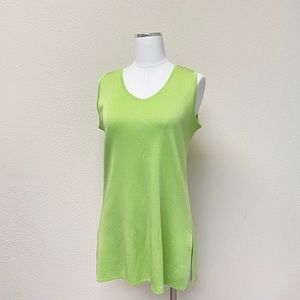 ⭐️SOLD⭐️Long Yellow Green Misook Tank